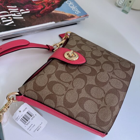 Coach Addie Crossbody In Signature Canvas c2817 - Picture 3 of 6